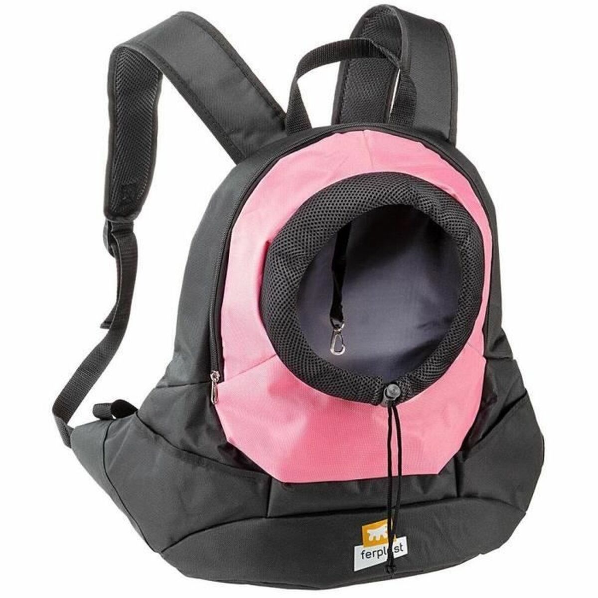 Mochila Ferplast Kangoo rosa para perros de hasta 8 kg