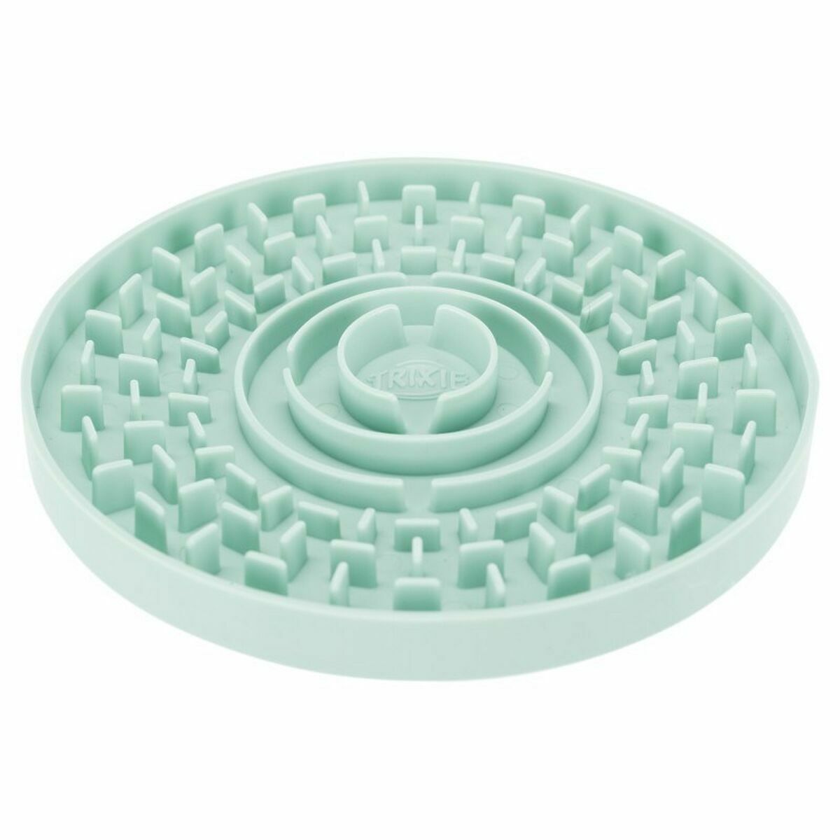Comedero lamedor antiestrés verde menta de 15 cm